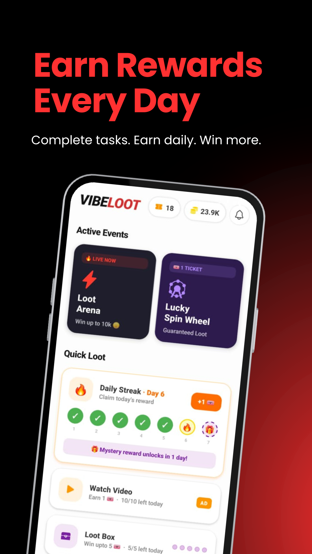 Daily rewards โ Earn Every Day